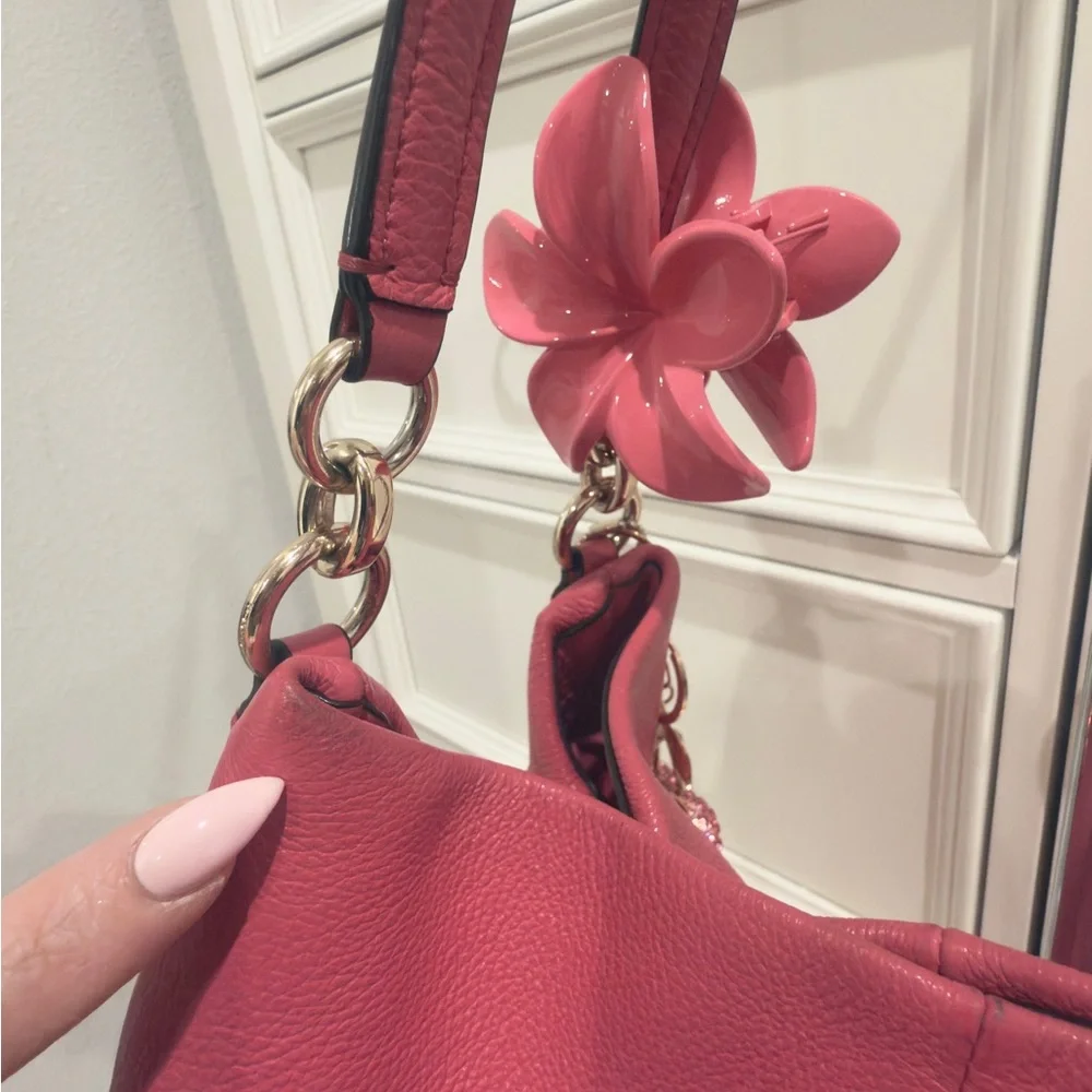 💖 SOLD - Coach Madison Phoebe Pink Leather Hobo Shoulder Bag - Picture 13 of 17